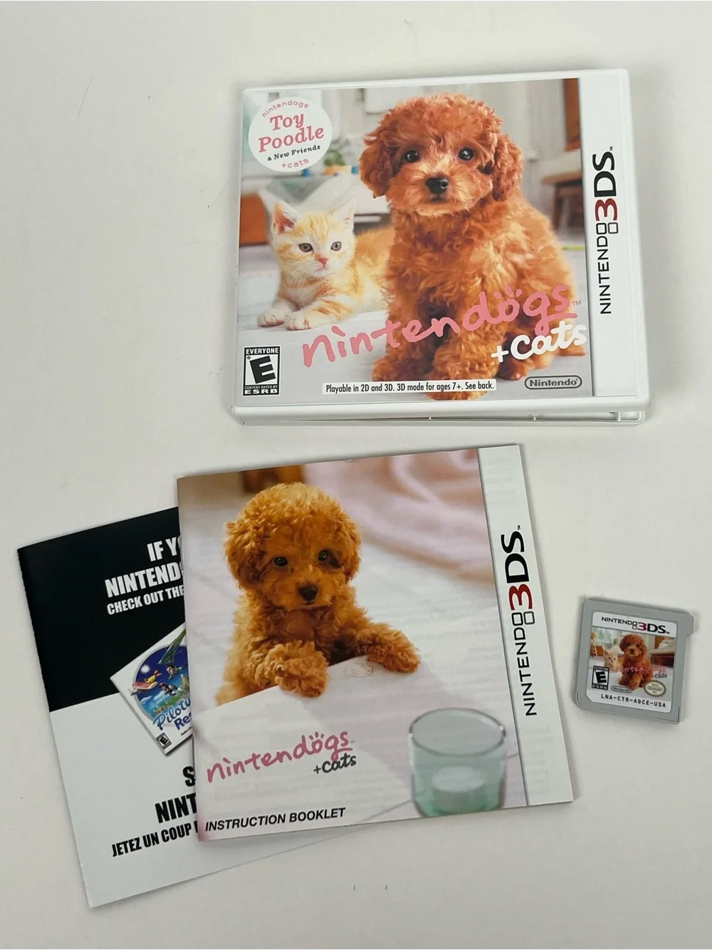 Nintendogs + Cats Nintendo 3DS 2011 pre owned game